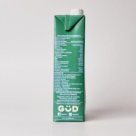 Leche de Coco Orgánica Sin Azúcar GüD 1 L.