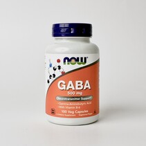 Gaba en Capsulas Now  100/500mg