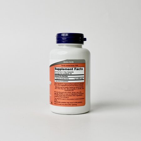 L-Arginine Now 100/500mg
