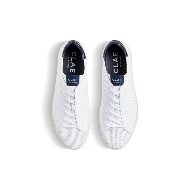 Bradley Knit in White/Navy