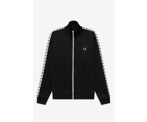 Taped Track Jacket in Black - Eastwood Ave. Menswear