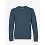 Classic Organic Crew in Petrol Blue