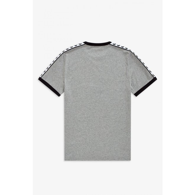 Taped Ringer T-Shirt in Steel Marl