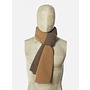 Stripe Scarf In Sand/Light Brown Eyre Yarn