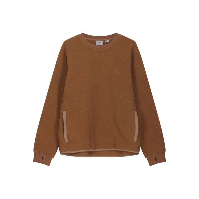 Boa Fleece Pullover in Coyote