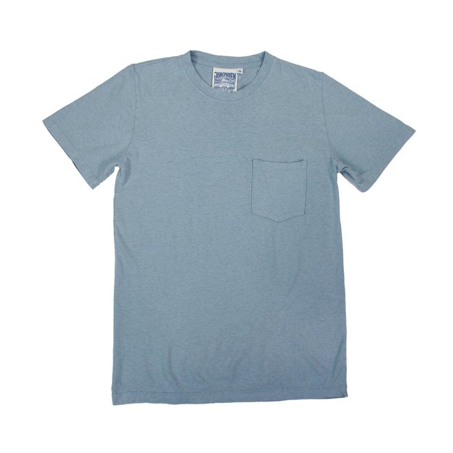 Jung Pocket T-Shirt in Ether Blue