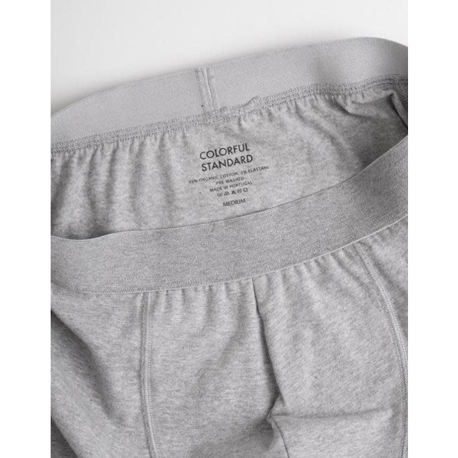 Classic Organic Boxer Briefs in Heather Grey - Eastwood Ave. Menswear