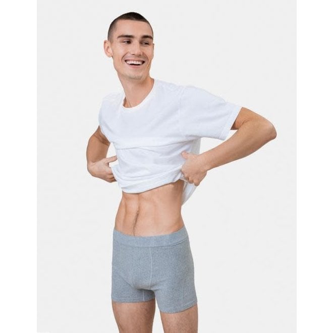 Classic Organic Boxer Briefs in Optical White - Eastwood Ave. Menswear