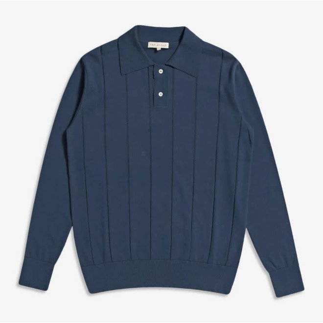 Jacobs Long Sleeve Polo in Navy
