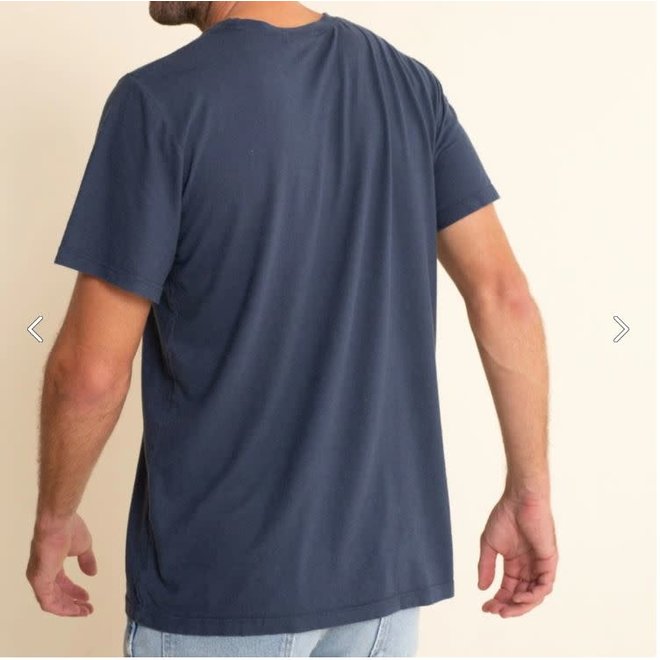 Basic Tee in Ether Blue