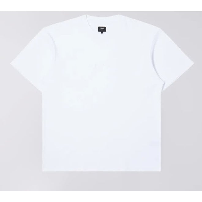 Katakana Embroidery T-Shirt in White
