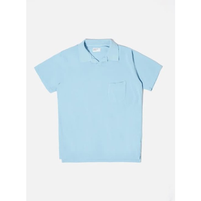 Vacation Polo In Pale Blue Piquet