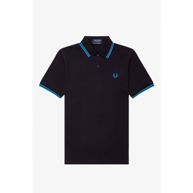 Made in England M12 - Fred Perry Shirt in Manchester Blue