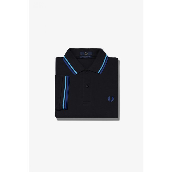 Made in England M12 - Fred Perry Shirt in Manchester Blue