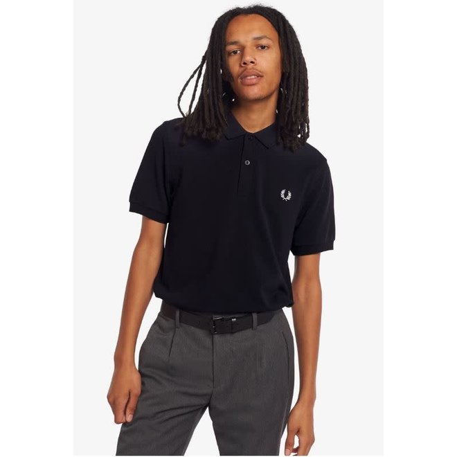 Plain Fred Perry Shirt in Navy