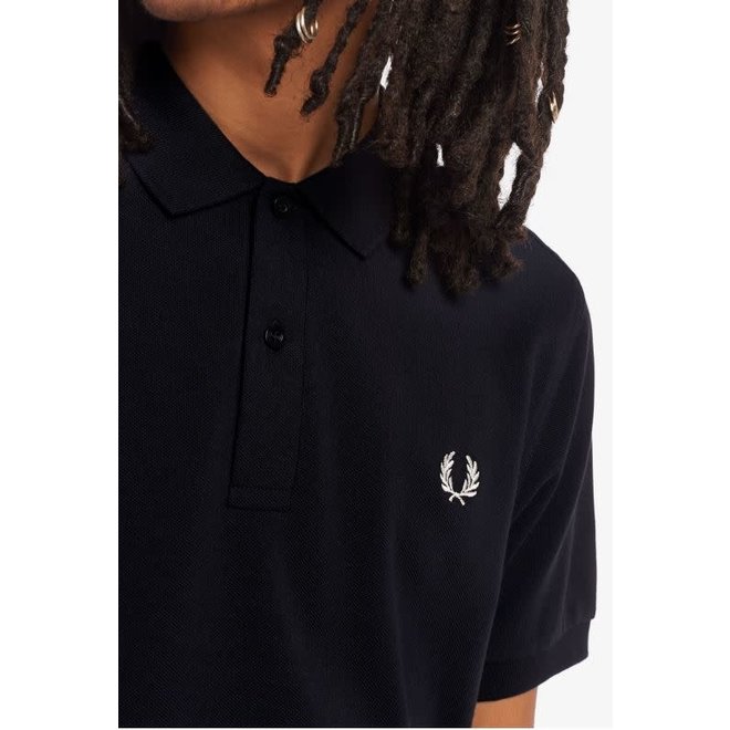 Plain Fred Perry Shirt in Navy