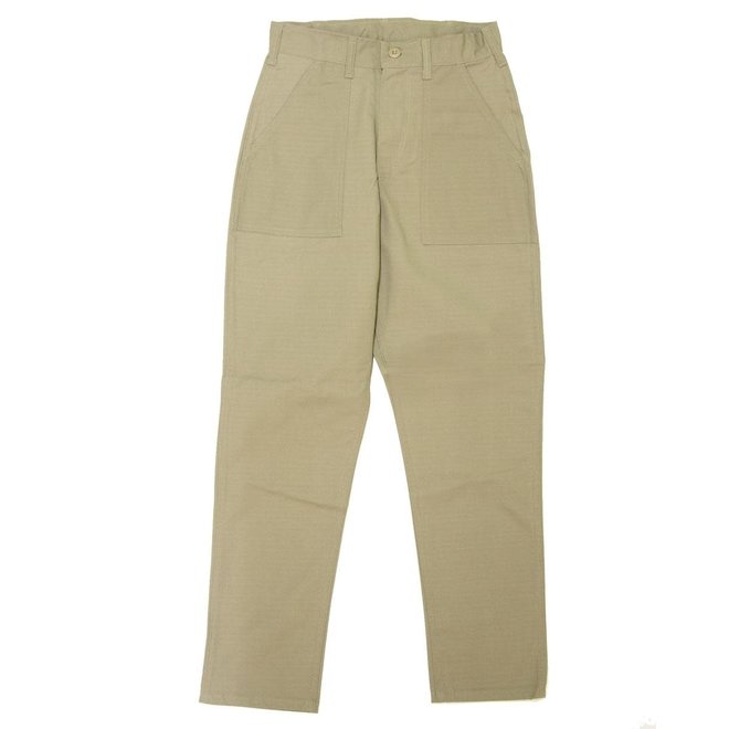 Slim Fatigue in Dark Khaki Ripstop