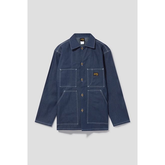 Shop Jacket in Indigo Denim