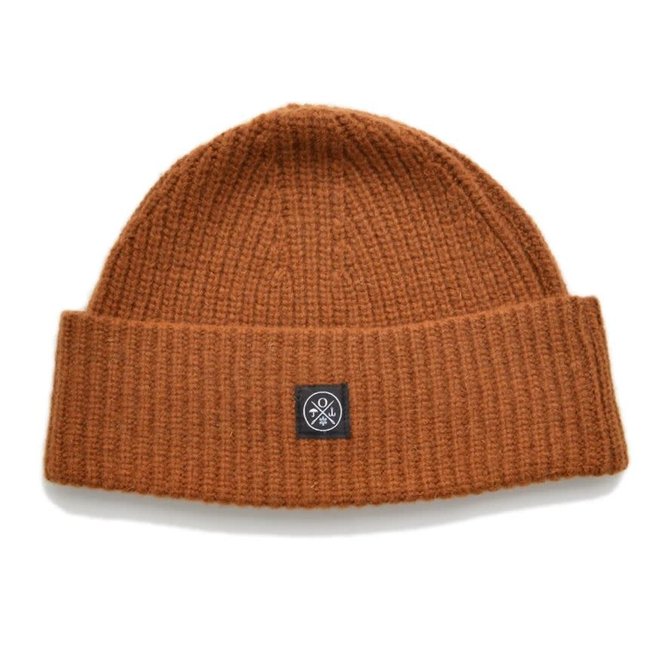 Recycled Wool Toque in Caramel