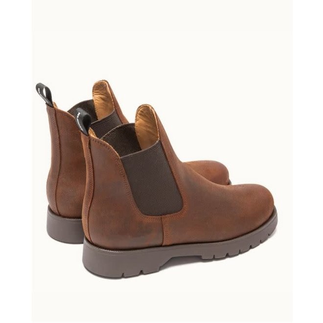 Tonnant EC Lug Sole Chelsea Boots in Cognac - Eastwood Ave. Menswear