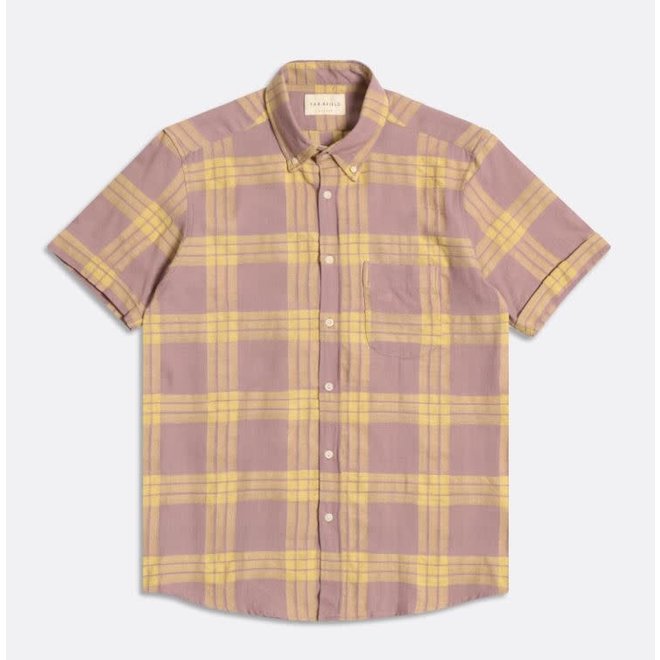 Mod Button Down SS Shirt in Deauville Mauve