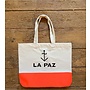 Tote Bag in Ecru/Fluor