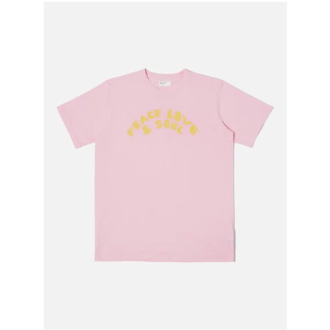 Print Tee In Pink Organic Jersey