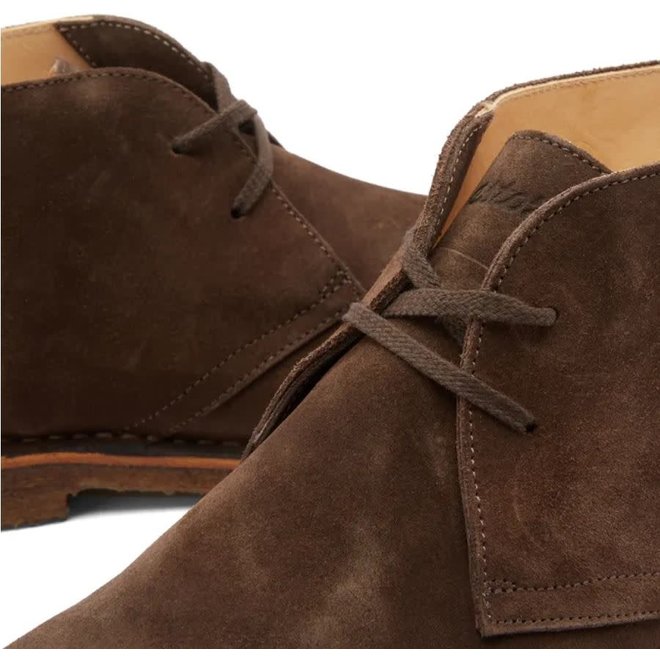 Greenflex Desert Boots in Dark Chestnut