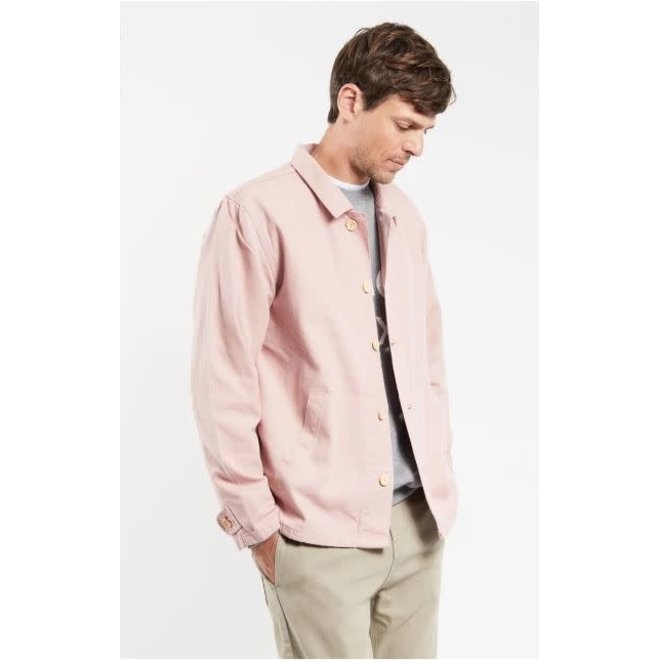 Fisherman Chore Jacket in Antic Pink