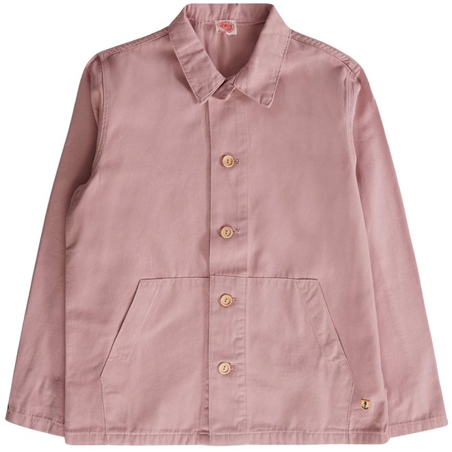 Fisherman Chore Jacket in Antic Pink