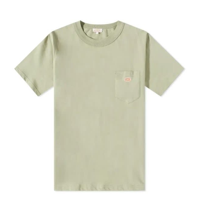 Heritage Pocket Tee in Argile