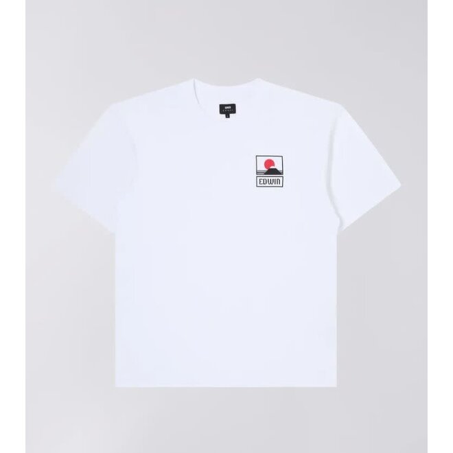 Sunset On Mt Fuji T-Shirt in White