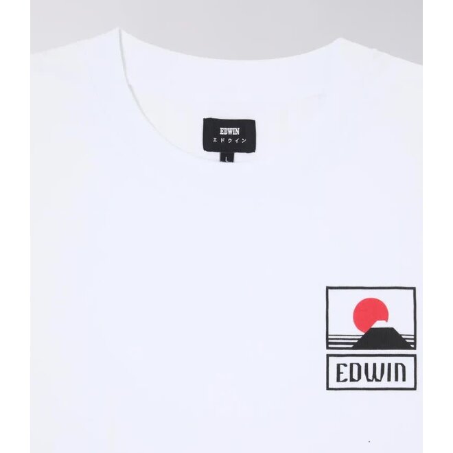 Sunset On Mt Fuji T-Shirt in White