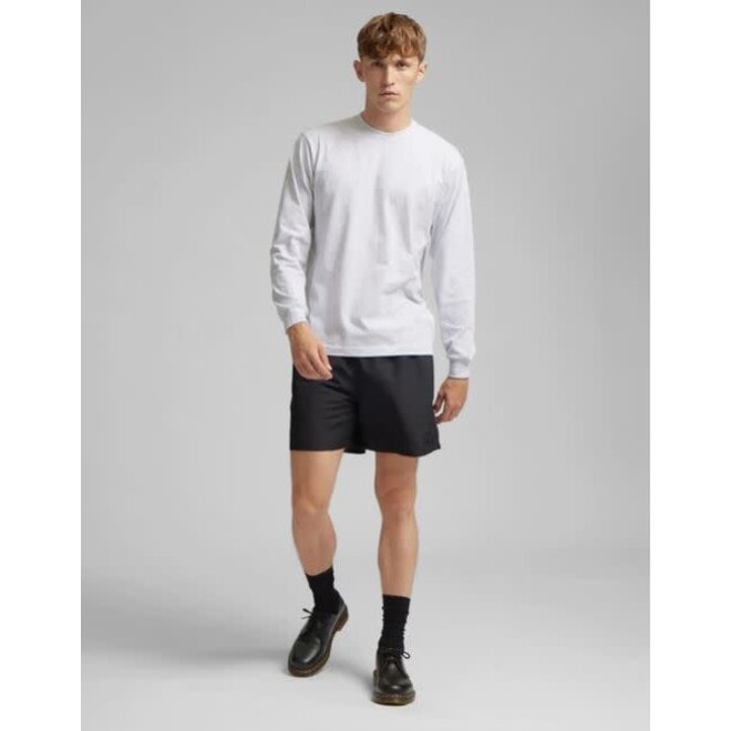 Oversized Long Sleeve T-Shirt in Optical White