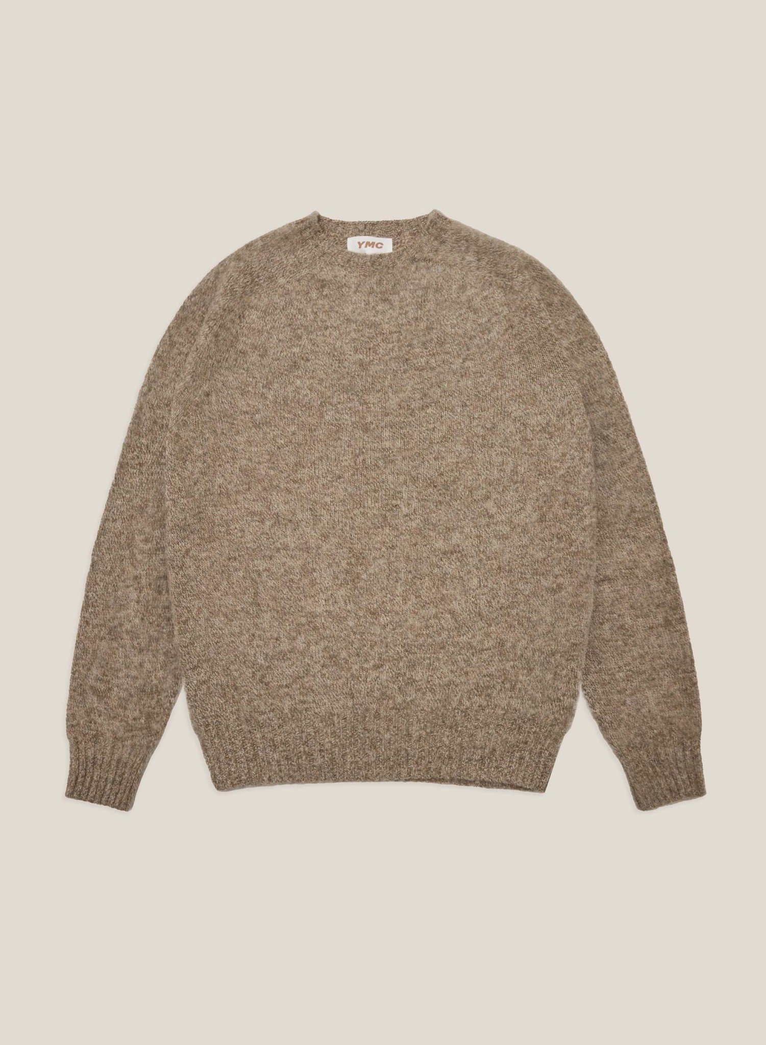 Suedehead Crew Neck Knit in Natural - Eastwood Ave. Menswear