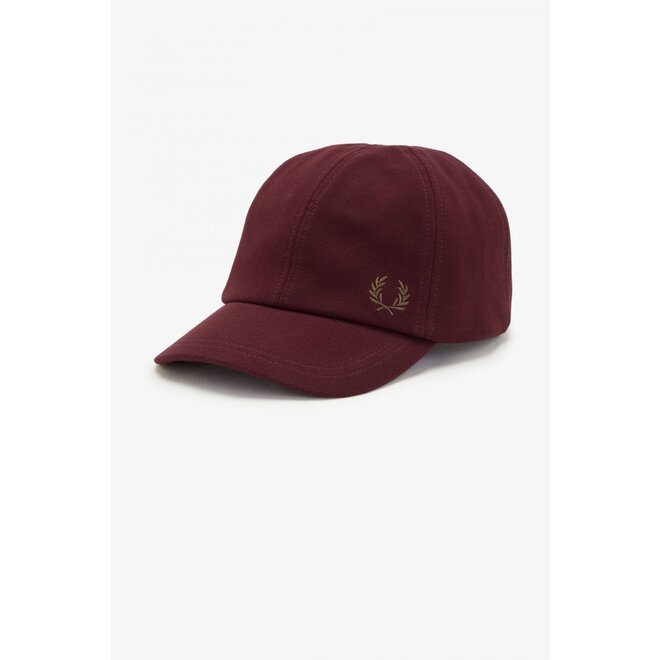 Classic Pique Cap in Oxblood/Shaded Stone