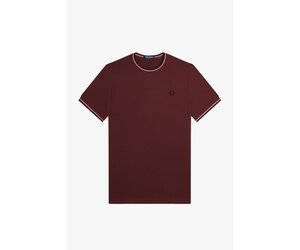 Twin Tipped T-Shirt in Oxblood - Eastwood Ave. Menswear