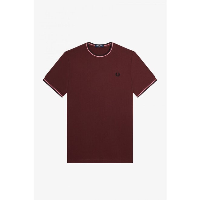 Twin Tipped T-Shirt in Oxblood