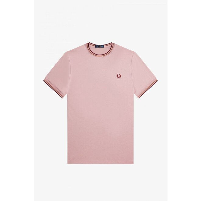 Twin Tipped T-Shirt in Dusty Rose Pink