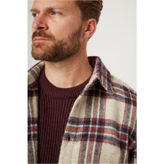 Wool Overshirt in Oakham Check