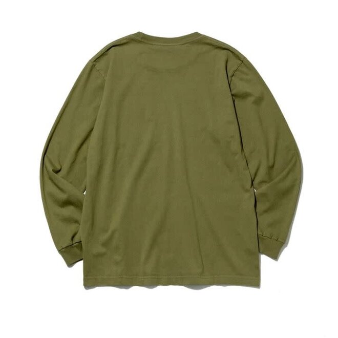 LS Pocket T-Shirt in Olive