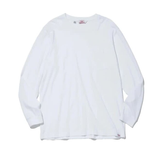 LS Pocket T-Shirt in White