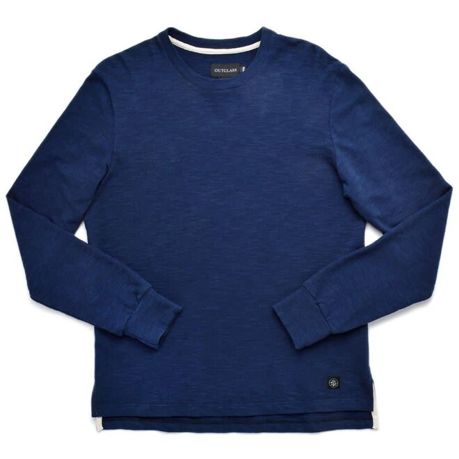 Double Slub LS T-Shirt in Indigo