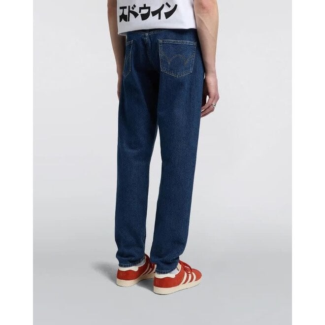 Made in Japan Regular Tapered Left Hand Denim in Blue - Akira Wash