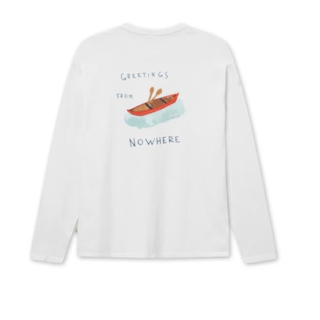 Paddle LS T-Shirt in White