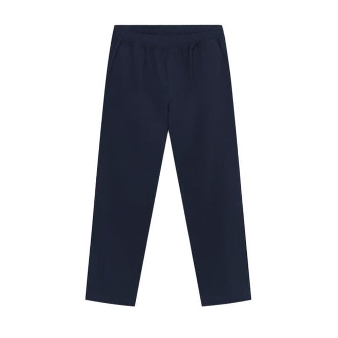 Calm Pants in Navy Seersucker