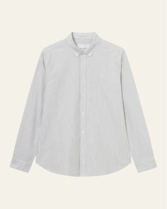 Kristian Oxford Shirt in Forest Green/White - Eastwood Ave. Menswear