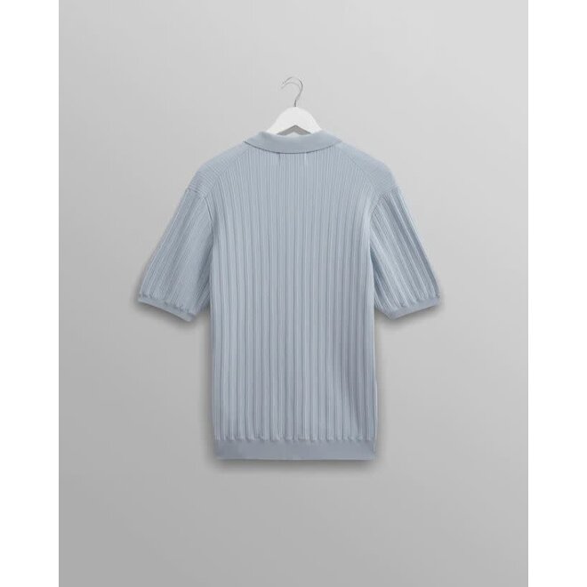 Naples Polo Knit in  Blue