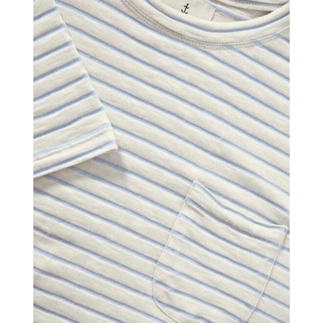 Guerreiro Pocket T-Shirt in Heather Stripes