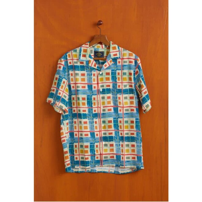 Colour Case Tencel Shirt in Blue